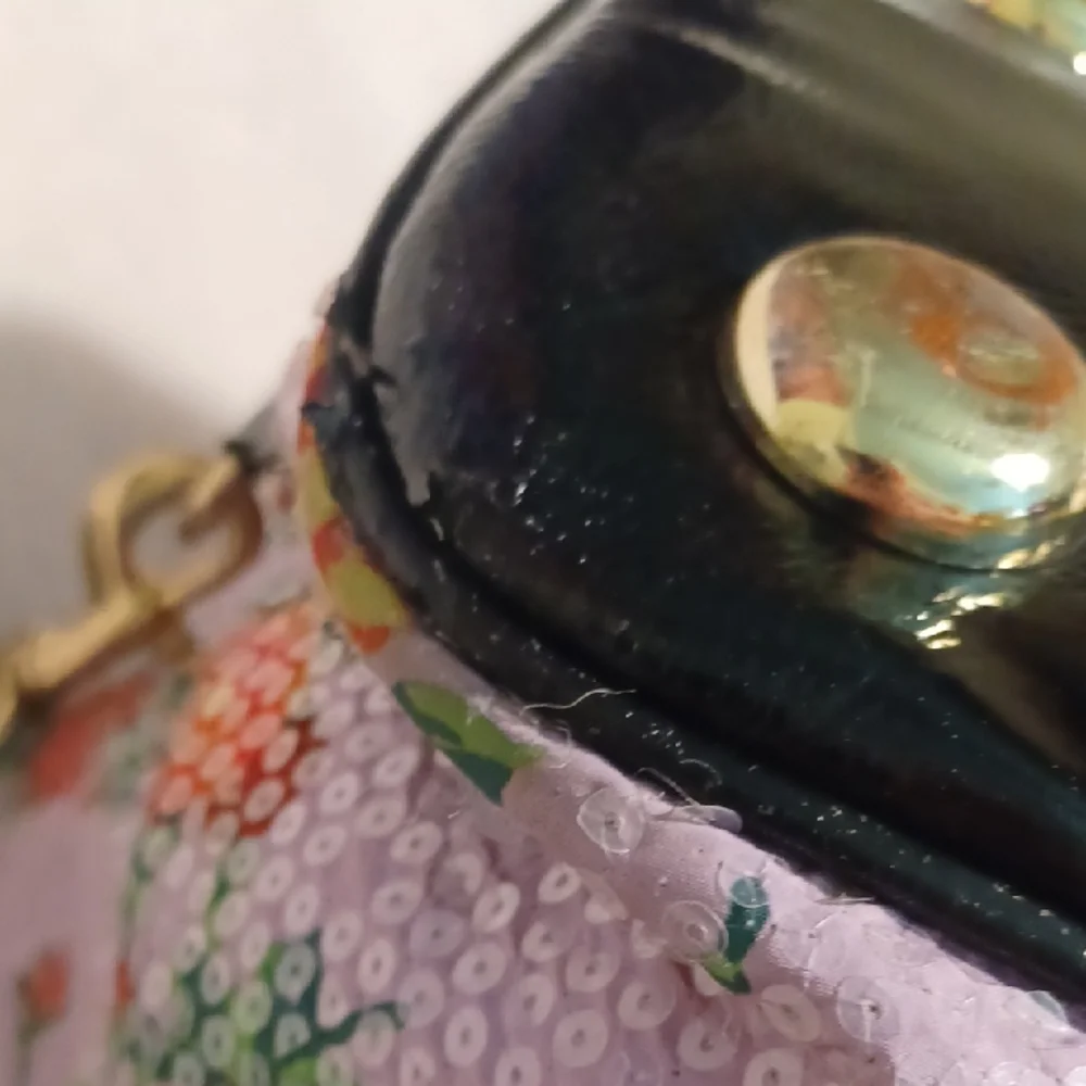 Betsey Johnson Purple and Red Travel Bag Floral Design - Picture 13 of 16